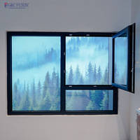Fenêtres en PVC anti-vieillissement, isolation thermique, style minimaliste, très vendues pour les maisons et les appartements