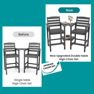 Vente en gros de chaises d'extérieur tout temps, Tables et chaises de jardin d'extérieur coupe-vent pour la cour - Product Image 4