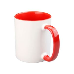 Tasses de Noël 11oz en céramique émaillée avec nœud et motif feu de camp, pour sublimation, café, Halloween, logo personnalisé, compatibles lave-vaisselle et micro-ondes, style américain - Product Image 2