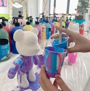 Acrylic Đổ Sơn Kit cho nghệ thuật tự làm, bạo lực Gấu Vải Nguồn cung cấp bức tranh cho người lớn và trẻ em - Product Image 3