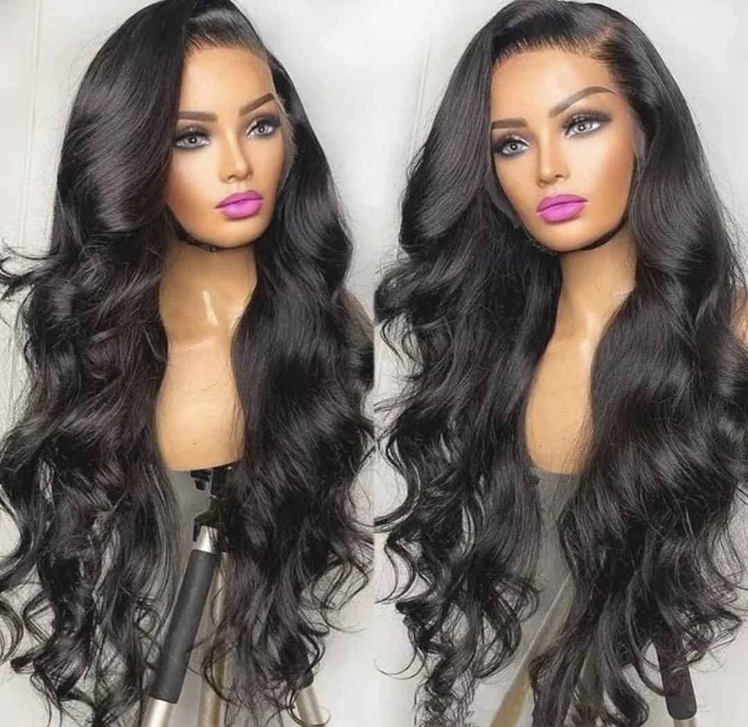 glueless wigs human hair