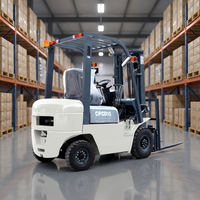 Chariot élévateur diesel Powston 1,5 tonne 2WD, mini chariot élévateur avec pompe Shimadzu japonaise et mât renforcé, directement de l'usine, certifié CE EPA
