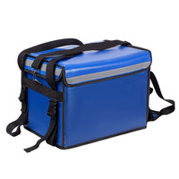 Sac isotherme extra large 62L Sac isotherme de glace pour voiture Sac à pizza isotherme pour déjeuner Conteneur de livraison d'aliments frais Sac pour réfrigérateur