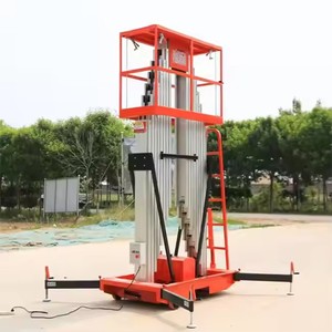 4m Portable Aluminum Lift Platform <b>Ladder</b> Type Mast Wheels High Load Moment 380kg 1 Year Warranty for Residential Use - Product Image 1