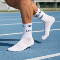 Chaussettes de course personnalisées avec logo, chaussettes athlétiques respirantes avec soutien de la voûte plantaire, OEM ODM