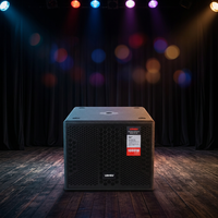 VAMAV Enceinte de Scène NOVA TX12S Équipement Audio Professionnel Bluetooth en Bois avec Subwoofer 12'' pour DJ et Concerts