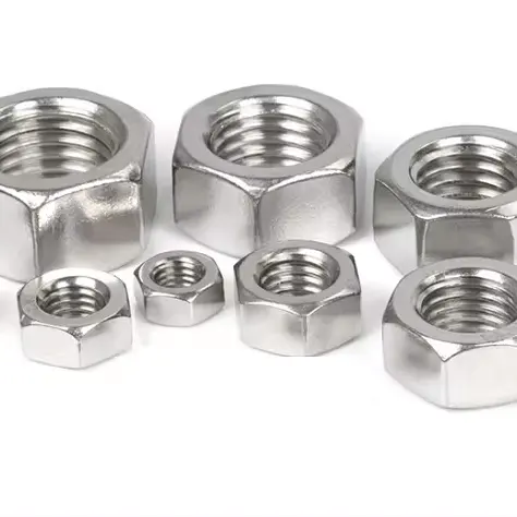 น็อตสแตนเลส HSL 316 310 สลักเกลียวและสแตนเลส din933 Hex Nuts หนัก