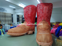 Bottes gonflables géantes de forme personnalisée avec ballons à chaussures gonflables légers pour la publicité