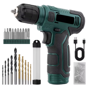 Power Drill 12V 12Nm Max <b>Torque</b> Variable Speed Reversible With Bits For Wood Plastic Soft Metal <b>Screw</b> Driving - Product Image 1