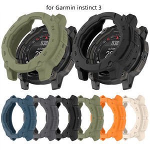 Smart Watch Frame Bumper Soft TPU Funda protectora para Garmin Instinct 3 Solar 50mm 45mm Case - Product Image 2