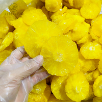 Tranches d'ananas séchées naturelles au goût sucré, en sirop, confiserie, prix de gros, produit de fruits secs
