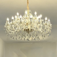 Lustre en cristal K9 de style rococo français, long luminaire suspendu en spirale pour escalier, idéal pour villa, salon, grand hall d'entrée, hôtel
