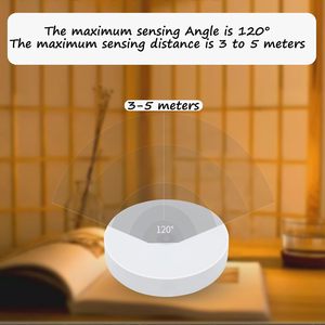 Luz Nocturna LED con Sensor de Movimiento PIR, Lámpara Nocturna Recargable por USB para Armario de Cocina, Lámpara de Armario, Luz Inalámbrica para Escaleras - Product Image 4