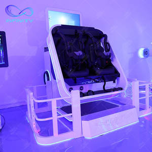 9D VR 360-Grad-Rotion Spielsitz-Rennsimulator Virtual-Reality-Führsimulator Doppelstuhl-VR-Achse-Roller-Flug - Product Image 6