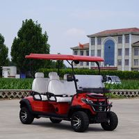 Voiturette de golf multifonctionnelle 5-6 places à essence, buggy de tourisme à énergie nouvelle certifié CEE 72V, personnalisation du logo et de la couleur, prise en charge OEM
