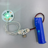 Panneau de commandes tactiles LED RVB DIY Rose Table Night Light Lamp Gradation Board Module Modern Type C USB Rechargeable 5V PCB Source