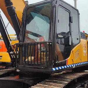 Excavadora hidráulica sobre orugas Sany SY235 usada para ingeniería de construcción Características Motor central Caja de cambios Cojinete de bomba de engranajes - Product Image 1