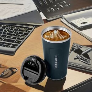 Bouteille Thermos Intelligente Personnalisable avec Logo, Affichage LED de Température, Tasse à Café Isotherme Portable, Gourde Promotionnelle - Product Image 2