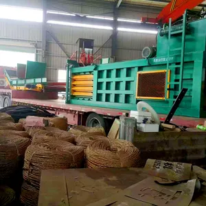 Manufacturers supply Fully Automatic Horizontal Baler for Waste Paper Cardboard Baling Machine