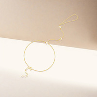 S925 Sterling Silver Diamond-Incrusté Bracelet Femme Élégant Quatre Feuilles Fleur Forêt Style Fine Chaîne Lien Chaîne Bracelet