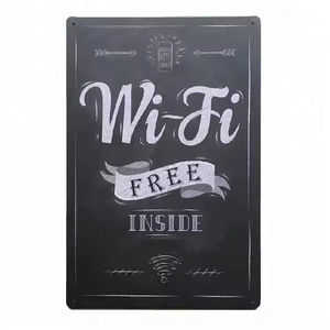 Vendita diretta in fabbrica Nostalgia in rilievo in metallo segno di stagno Souvenir Vintage retrò casa numero bianco segno di metallo - Product Image 3