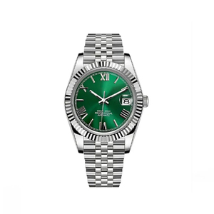 นาฬิกาข้อมือจักรกลใหม่ ดีไซน์สปอร์ต หน้าปัดโรมัน ลายหัวไชเท้าสีเขียว สายสตีล มัลติฟังก์ชั่น สำหรับผู้ชาย รุ่นธุรกิจ NH35 - Product Image 5