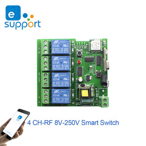 EweLink công tắc tự khóa 5V 7V 12V 24V AC 80-250V 4ch inch mô-đun Rơle Wifi thời gian điều khiển từ xa công tắc wifi thông minh - Product Image 2