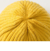 Bonnet tricoté chaud et épais pour l'automne et l'hiver, coupe-vent, idéal pour la course, avec protection des oreilles, en tricot côtelé, pour usage quotidien