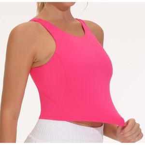 Top Deportivo Corto sin Mangas para Mujer, Cuello Redondo, Secado Rápido, Transpirable, para Yoga y Ejercicio, en Spandex y Poliéster - Product Image 3