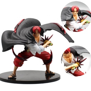 Figurine Shanks de haute qualité de 18,5 cm, Yonko 4 Emperors, cheveux rouges, figurine d'action en PVC, modèle de statue, figurine décorative, jouet - Product Image 1