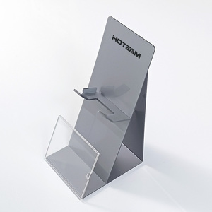 Rõ ràng Matte <span class=keywords><strong>L</strong></span> hình dạng Acrylic Máy sấy tóc <span class=keywords><strong>Bracket</strong></span> uốn sắt hiển thị chủ đứng - Product Image 6