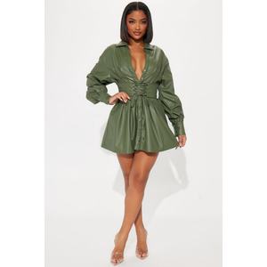 Nuevo Producto: Camisa de Cuero para Motociclista con Cintura Ajustable, Estilo Retro Personalizado - Product Image 1