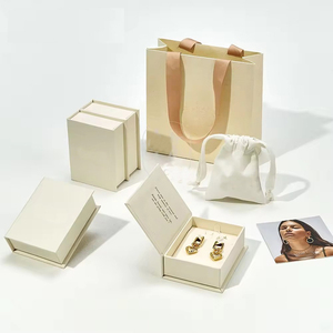 Cajas de Papel para Joyería Blancas Personalizadas, Forma de Libro, para Aretes y Collares, Empaque de Regalo con Diseño Ecológico Nuevo y Opciones de Color Personalizadas con Logotipo - Product Image 4