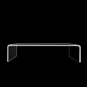 Hiện đại Acrylic không thấm nước giày dép Giá máy tính để bàn mỹ phẩm Organizer Tùy chỉnh hình chữ U Kệ <span class=keywords><strong>Rack</strong></span> hiển thị - Product Image 1