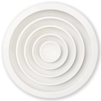 Système de CVC climatisation alliage d'aluminium diffuseur rond couvercle d'aération