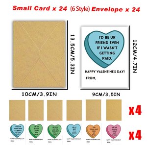 Cartes <span class=keywords><strong>de</strong></span> Vœux Personnalisées pour la Saint-Valentin sur le Thème <span class=keywords><strong>de</strong></span> l'Humour <span class=keywords><strong>de</strong></span> <span class=keywords><strong>Bureau</strong></span>, Enveloppes Drôles pour le Travail, Cartes en Carton Personnalisées pour Collègues, Taille Personnalisée - Product Image 6