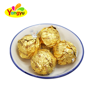Bonbons au chocolat en forme de cœur, enrobés de feuille d'or, certifiés halal, en boîte métallique, vente en gros - Product Image 6