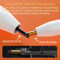 Meilleure vente stylo actif magnétique pour iphone Android Windows écran LED stylo tactile universel pour Ipad tablette stylet capacitif
