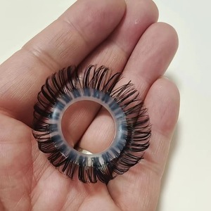 Anillo Vibrador de Silicona para Pene con Pelo Sintético, Estimulación para Adultos, Uso en Parejas, Diámetro Interior 2.0 cm - Product Image 5