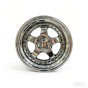 Rines de Aleación de Aluminio para Automóviles de Pasajeros de 15 16 17 18 19 Pulgadas, Cromados, 4x100 5x100 5x112 5x114.3 5x120 mm, Fundición por Flujo - Product Image 1