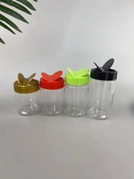 Mini Récipient Distributeur d'Épices en Plastique Transparent avec Couvercle Basculant, pour Sel, Poivre, Herbes, Accessoires de Cuisine, Bouteilles en Plastique