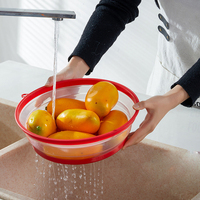 Couvercle pliant respirant de haute qualité pour micro-ondes Garde-boue en plastique de silicone sans BPA Passe au lave-vaisselle Couverture pour micro-ondes