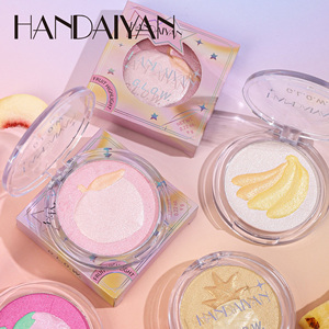 Iluminador en Polvo Compacto Handaiyan con Forma <span class=keywords><strong>de</strong></span> Fruta, Maquillaje <span class=keywords><strong>de</strong></span> Plátano, Iluminador Brillante con Destellos Finos, <span class=keywords><strong>Sombra</strong></span> <span class=keywords><strong>de</strong></span> Nariz con Efecto Diamante Roto - Product Image 3