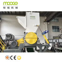 Broyeur de films et sacs en plastique souple PP PE durable CE avec ouverture hydraulique pour une maintenance rapide, broyeur à rotor haute vitesse