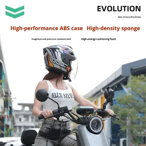 Casco Integral FOMOKER con Certificación 3C R05 para Hombre y Mujer, Equipo de Seguridad Universal de Espuma ABS para Motocicletas y Vehículos Eléctricos - Product Image 2