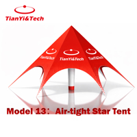 Tente gonflable modulaire TianYi Tech |   Tente d'événement extérieur avec structure en TPU, installation rapide et gonflables publicitaires personnalisés