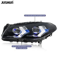 Assemblage de phares LED JUSHUN de style OEM pour BMW série 5 11-13 F10/F18 DRL/Angel Eyes Plug Play Installation État neuf 2011