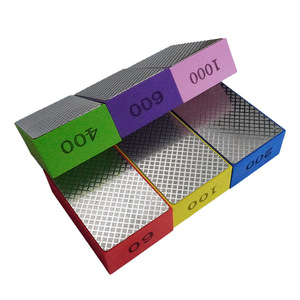 Discos de pulido de diamante, grano 400, 600, 1000, 2000, para amoladora angular, juego de almohadillas abrasivas para reparación de azulejos de vidrio - Product Image 1