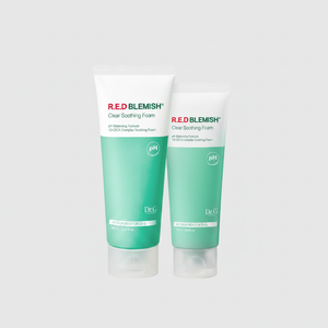 For Dr.G Quality pH Espuma calmante limpiadora 150ml con 75ml Bonus Red Blemish Clear Limpiador facial - Product Image 2