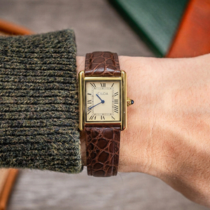 CILOA puede personalizar relojes cuadrados dorados para hombre, regalos de lujo nuevos, elegantes y de alta calidad, relojes de cuarzo impermeables. - Product Image 3